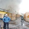 Myszyniec: Pożar stolarni 06.05.2011