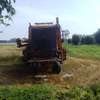 Rogity, pożar kombajnu
