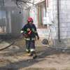 Myszyniec Stary: Strażacy gasili pożar w domu