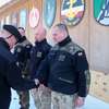 Afganistan, odsłonięcie emblematu 9BKPanc.