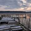 Jezioro Kielarskie wczesną zimą