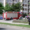 Pożar w bloku na Płockiej w Mławie 