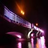 Ełk: Podświetlony most