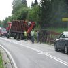Wypadek na krajówce w Kołodzijkach