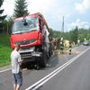 Wypadek na krajówce w Kołodzijkach