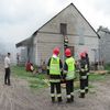 Pożar stolarni w Mortęgach