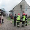 Pożar stolarni w Mortęgach