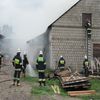 Pożar stolarni w Mortęgach