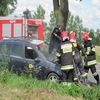 Pożar samochodu w Lubawie