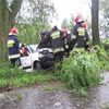 Wypadek koło Lubawy