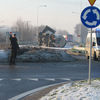 Cysterna wciąż blokuje drogę w Lubawie
