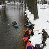 Świąteczny spływ kajakowy - zima 2010