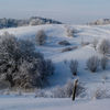 Zimowe krajobrazy koło Lubawy
