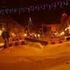 Zimowy Reszel nocą
