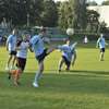 Charytatywny mecz na stadionie w Kortowie