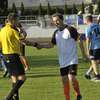 Charytatywny mecz na stadionie w Kortowie