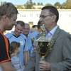 Charytatywny mecz na stadionie w Kortowie