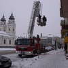Zobacz akcję mławskich strażaków na Stary Rynek! 