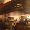 Frombork, pożar samochodów