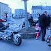 Motocykliści w centrum Mławy