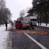 Wypadek busa pod Strzegowem. Cztery osoby ranne 