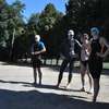 Rowery miejskie i triathlon na plaży w Kortowie