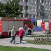 Pożar w bloku na Płockiej w Mławie 