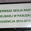 Pierwsza sesja Rady Miejskiej w Pasłęku