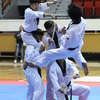 Pokaz taekwondo olimpijskiego w Uranii