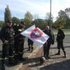 Mławscy strażacy na proteście w Warszawie