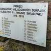 Pomnik poległych i resztki cmentarza w Dunajku 