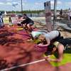 Trening przy plaży miejskiej. Olsztynianie są aktywni 