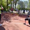 Trening przy plaży miejskiej. Olsztynianie są aktywni 