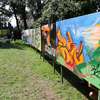 Działdowo. Najlepsi działdowscy twórcy streetartu spotkali się w parku