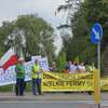 Protest przeciwko kurnikom w Uniszkach Zawadzkich 