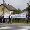 Protest przeciwko kurnikom w Uniszkach Zawadzkich 