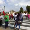 Protest przeciwko kurnikom w Uniszkach Zawadzkich 