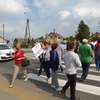 Protest przeciwko kurnikom w Uniszkach Zawadzkich 