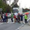 Protest przeciwko kurnikom w Uniszkach Zawadzkich 