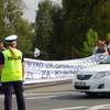 Protest przeciwko kurnikom w Uniszkach Zawadzkich 