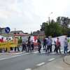 Protest przeciwko kurnikom w Uniszkach Zawadzkich 