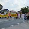 Protest przeciwko kurnikom w Uniszkach Zawadzkich 