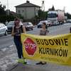 Protest przeciwko kurnikom w Wiśniewie