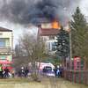 Pożar dwóch domów na Okólnej w Mławie