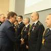 Uroczystość wręczenia odznaczeń w sali Urzędu Wojewódzkiego w Olsztynie