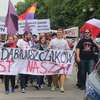 Demonstracja w obronie ul. Dąbrowszczaków w Olsztynie 