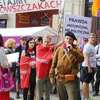 Demonstracja w obronie ul. Dąbrowszczaków w Olsztynie 