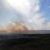 Pożar około 40 ha nieuzytków koło Dobrzynki