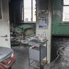 Skutki pożaru na oddziale bartoszyckiego szpitala