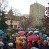 Protest mieszkańców Ełku w sprawie podwyżej czynszów w SM 